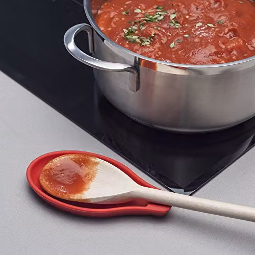 Zeal Red Silicone Oval Spoon Rest – 3