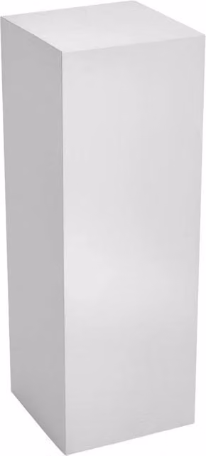 Kelvenix Set of 3 Square Metal Dessert Pedestals in White