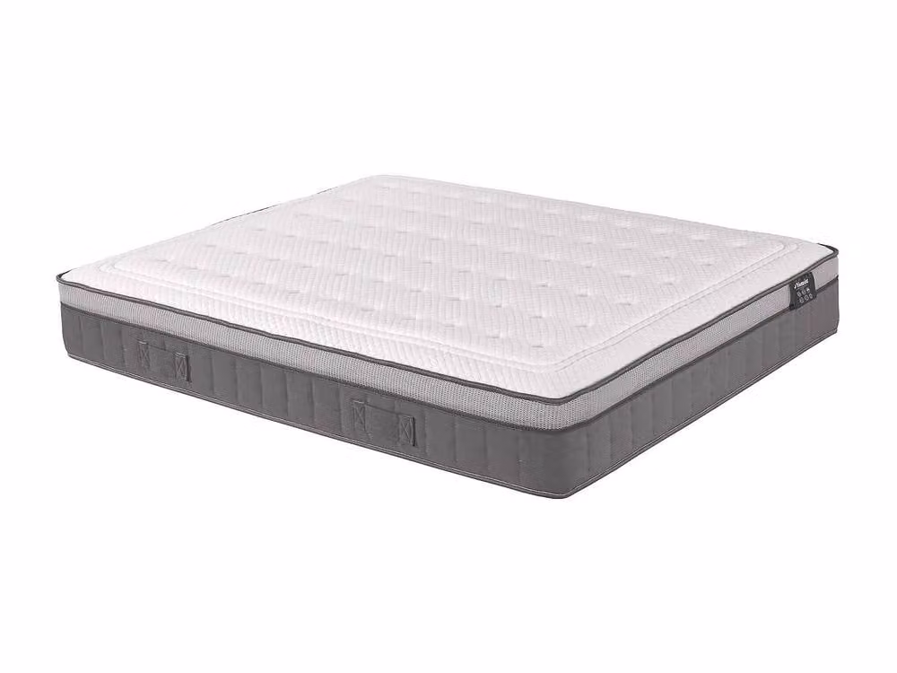 Vente-unique Hybrid 7-Zone Pocket Spring Mattress, White, W/D/H: 180 x 200 x 30 cm – 2