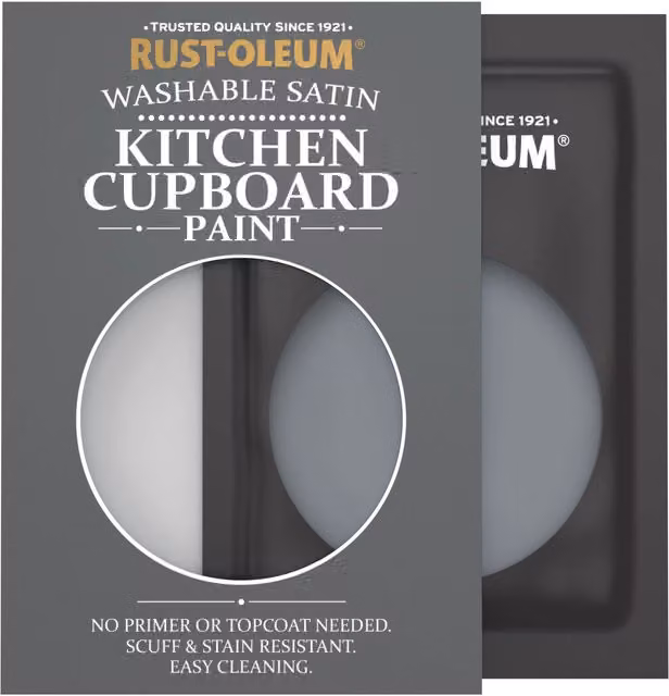 Rust-Oleum Kitchen Cupboard Satin Finish Tester Sachet, Marine Grey, 10ml