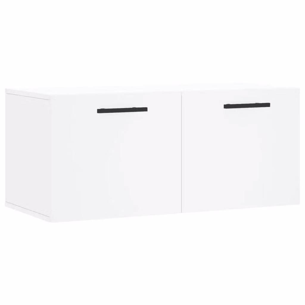 Berkfield Home White Wall Mounted Cabinet W/D/H: 80 x 36.5 x 35 cm – 2