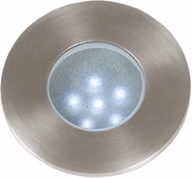 Netlighting Linea Verdace Round Recessed LED Outdoor Floor and Decking Light in Grey Aluminium with IP67 Rating – 2