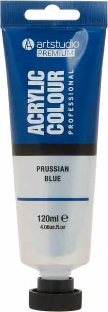 Art Studio Premium Acrylic Paint in Prussian Blue for Professionals