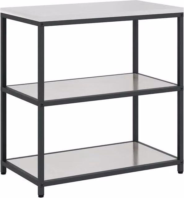 Berkfield Home Silver Stainless Steel Kitchen Storage Shelf
