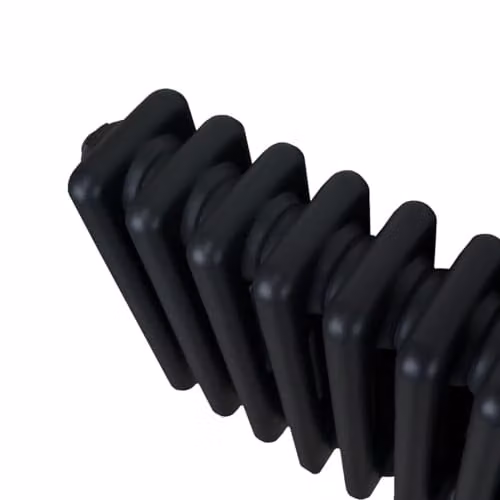 Monster Shop Traditional 3 Column Radiator in Matt Black, H 146 cm x W 60 cm x D 10 cm – 6