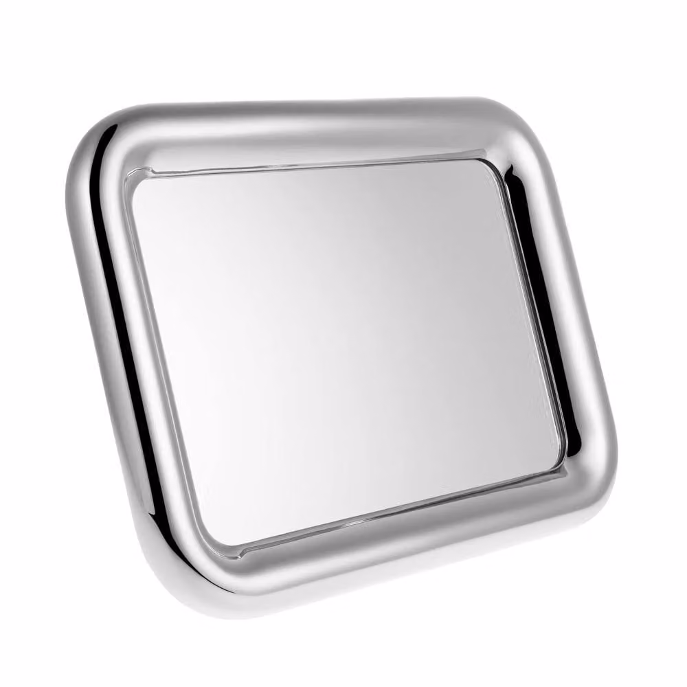 Georg Jensen Tableau Aluminum Tabletop Mirror in Silver – 1