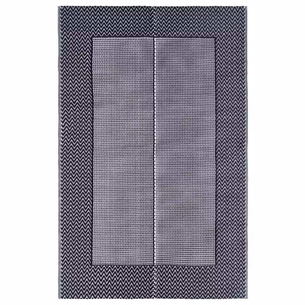 Berkfield Home Grey Herringbone Outdoor Carpet, W: 160 cm, D: 230 cm – 2