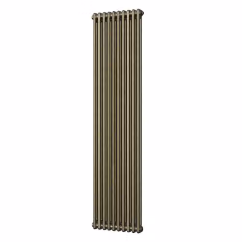UK Radiators Vertical 2 Column Steel Radiator in Gold, H: 180 cm, W: 46 cm – 2