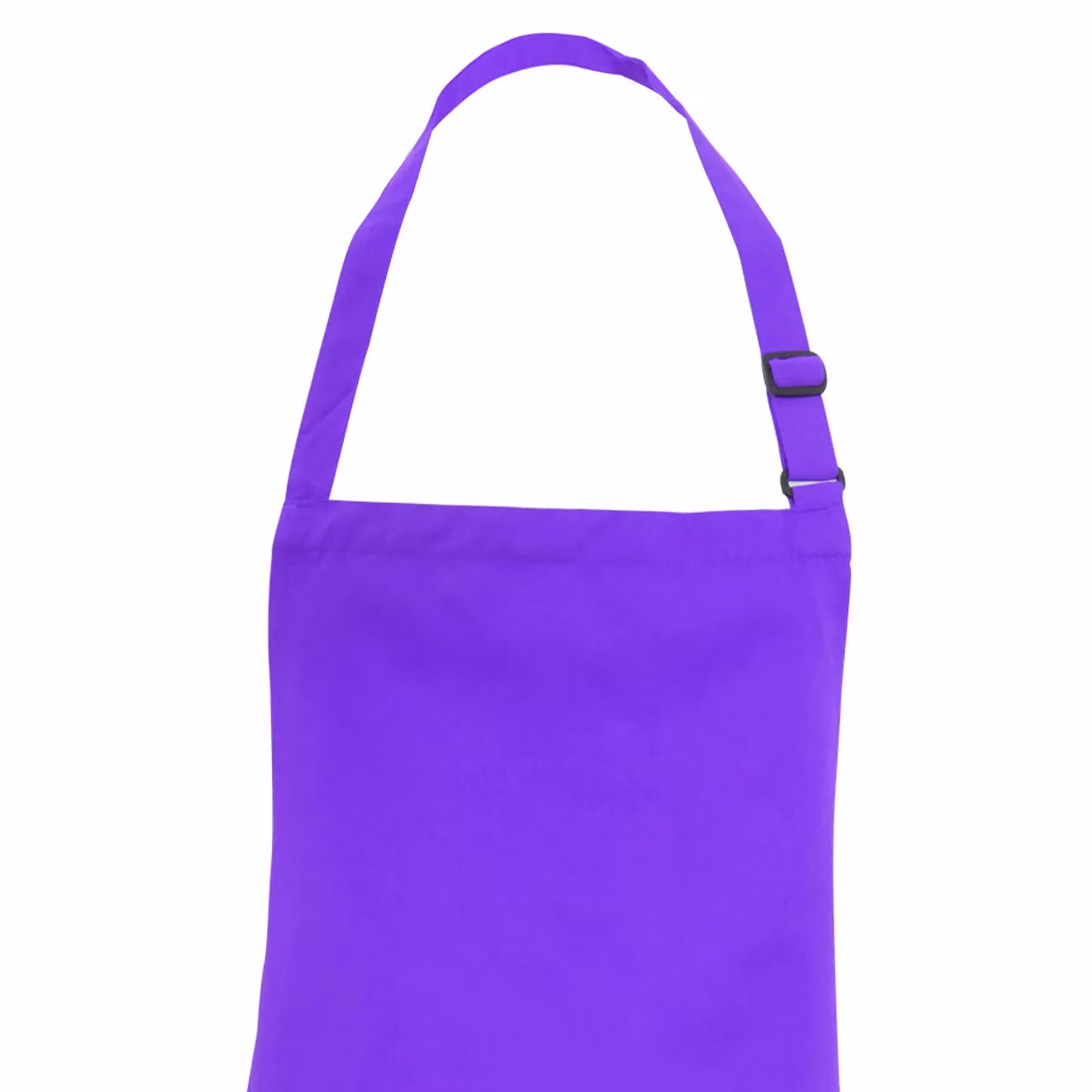 Dennys Catering Bib Apron with Pocket, Purple, Pack of 2 – 2