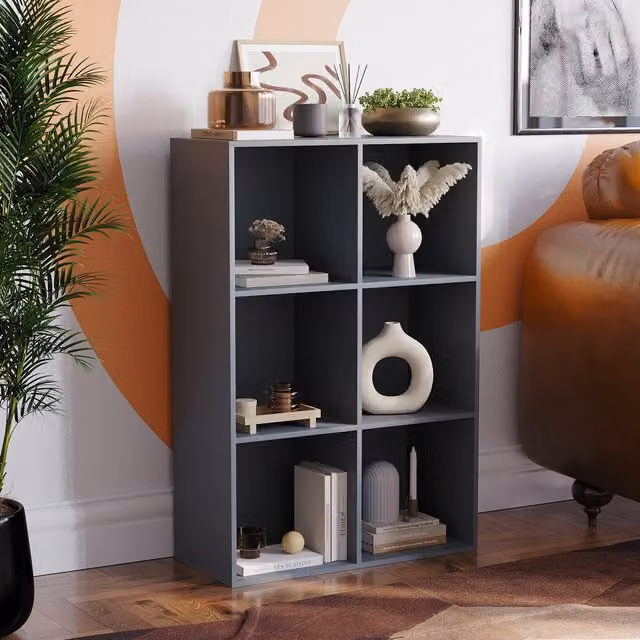 Vida Designs Durham 6 Cube Storage Unit in Grey – 1
