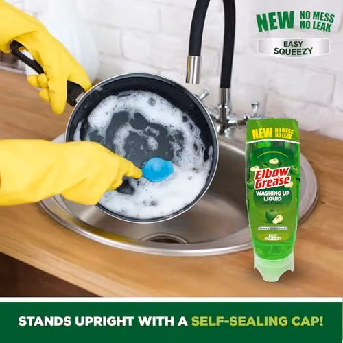 Elbow Grease Apple Fresh Washing Up Liquid, 500 ml – 3