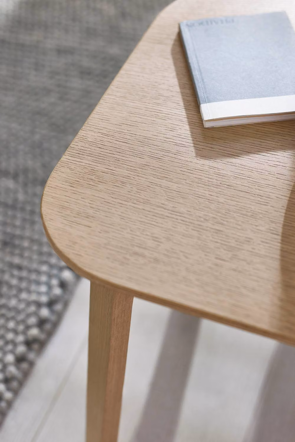 Julian Bowen Kaito Square Oak Wood Side Table in Brown – 4