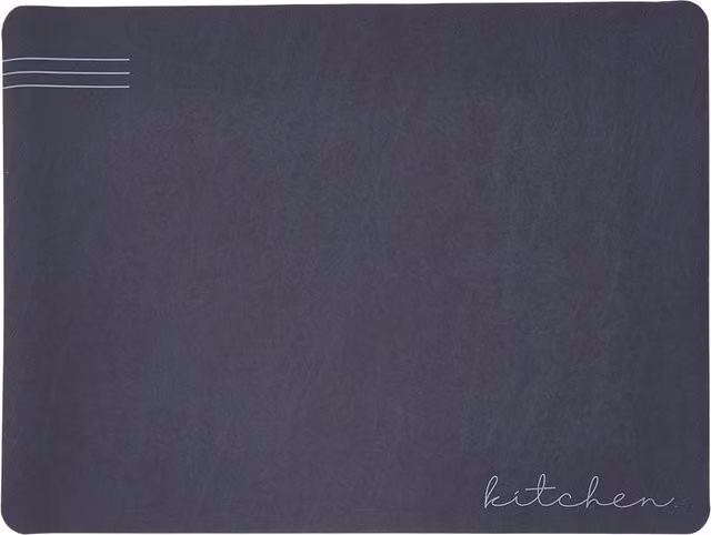 Livingandhome Soft Absorbent Diatomaceous Earth Kitchen Mat, Blue, W: 45 cm, L: 70 cm