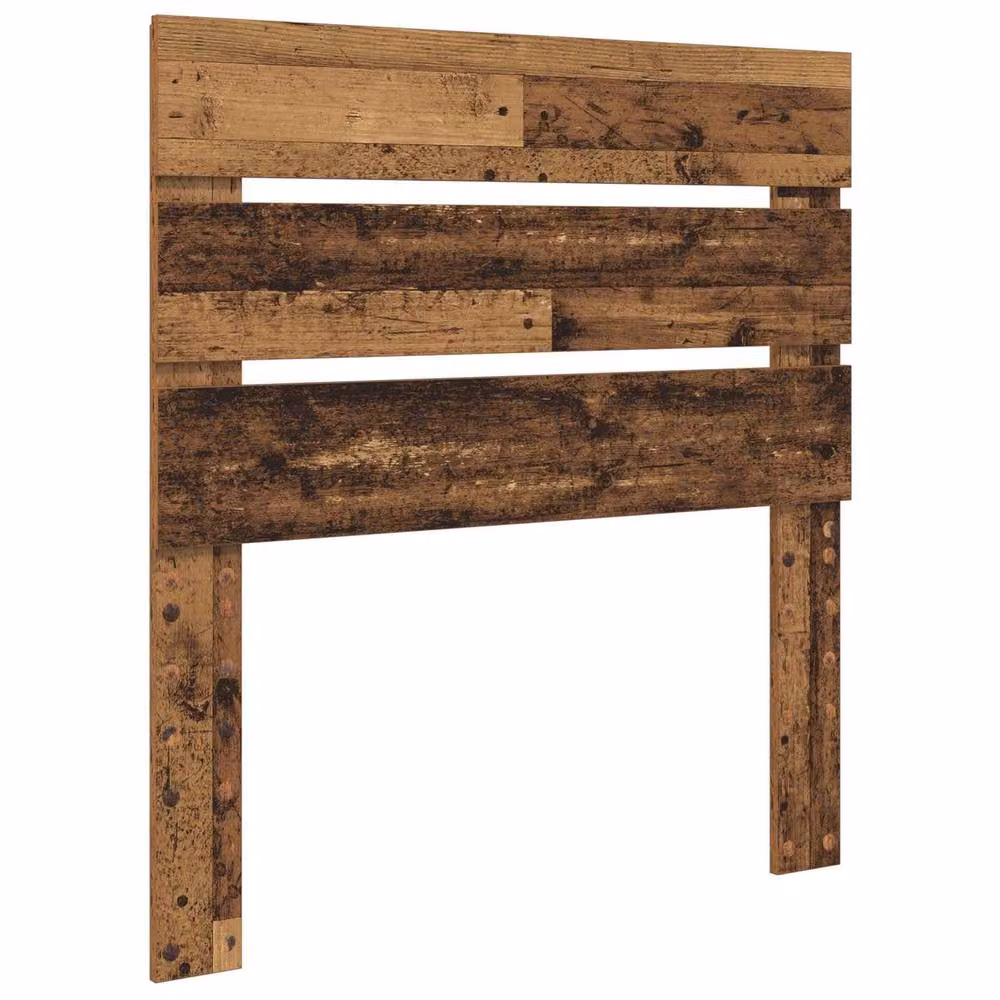 Berkfield Home Solid Pine Wood Bed Frame with Headboard in Brown, W: 75 cm, L: 190 cm – 3