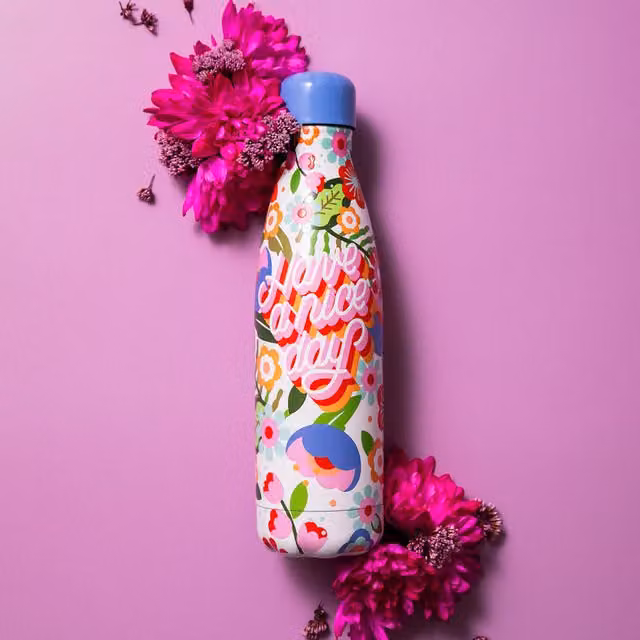 S'well Steffi Lynn Insulated Stainless Steel Water Bottle, Copper Multicolour, 500ml