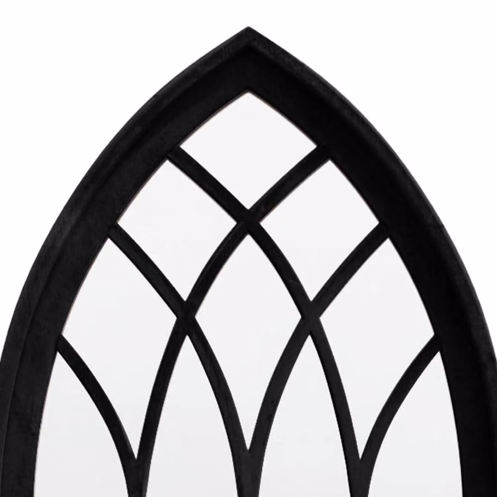 Berkfield Home Rectangular Tabletop Mirror in Black Metal and Glass, W: 70 cm, H: 30 cm, D: 30 cm – 4