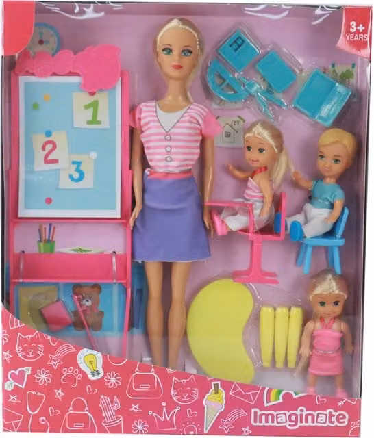 Imaginate Classroom Dolls in Multicolour Full Vinyl