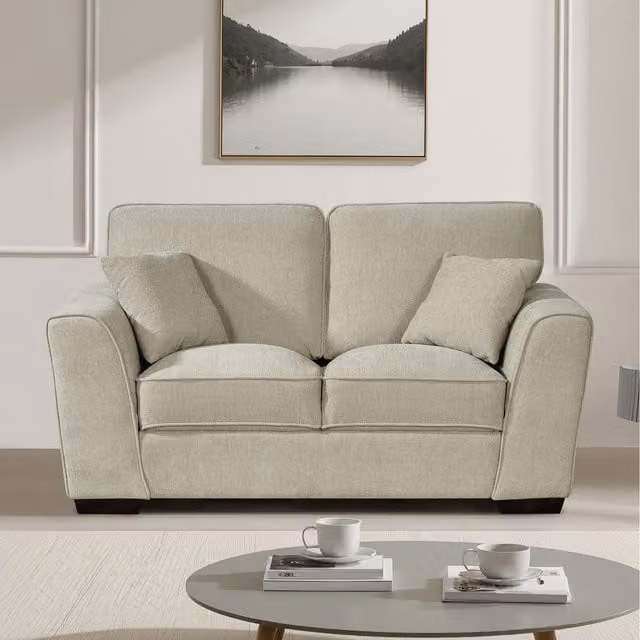 Artemis Home Colman 2 Seat Fabric Sofa in Beige