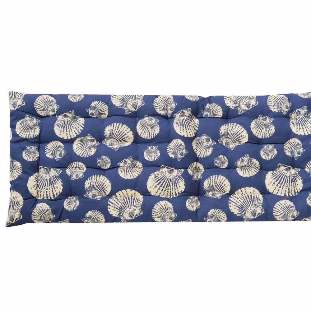 Ascalon Design Ltd Shell Benchpad in Blue and White, W: 100 cm, D: 45 cm – 2