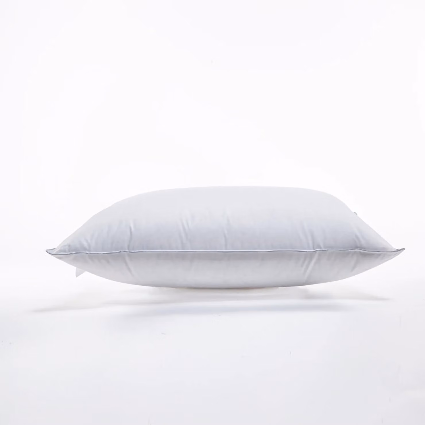Cuddledown White Canadian Goose Down and Feather Mix Breathable Soft Cotton Pillow for Adults