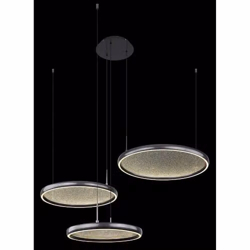 Netlighting Briggs Pendant Lamp Black Dimmable LED with Remote Control Height: 150 cm – 4