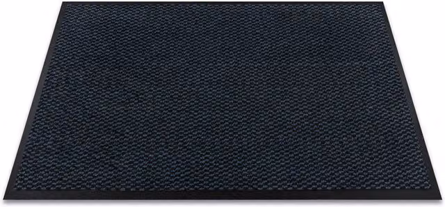 RugsX Texas 550 Weatherproof Polypropylene Doormat in Blue, W: 80 cm, D: 50 cm
