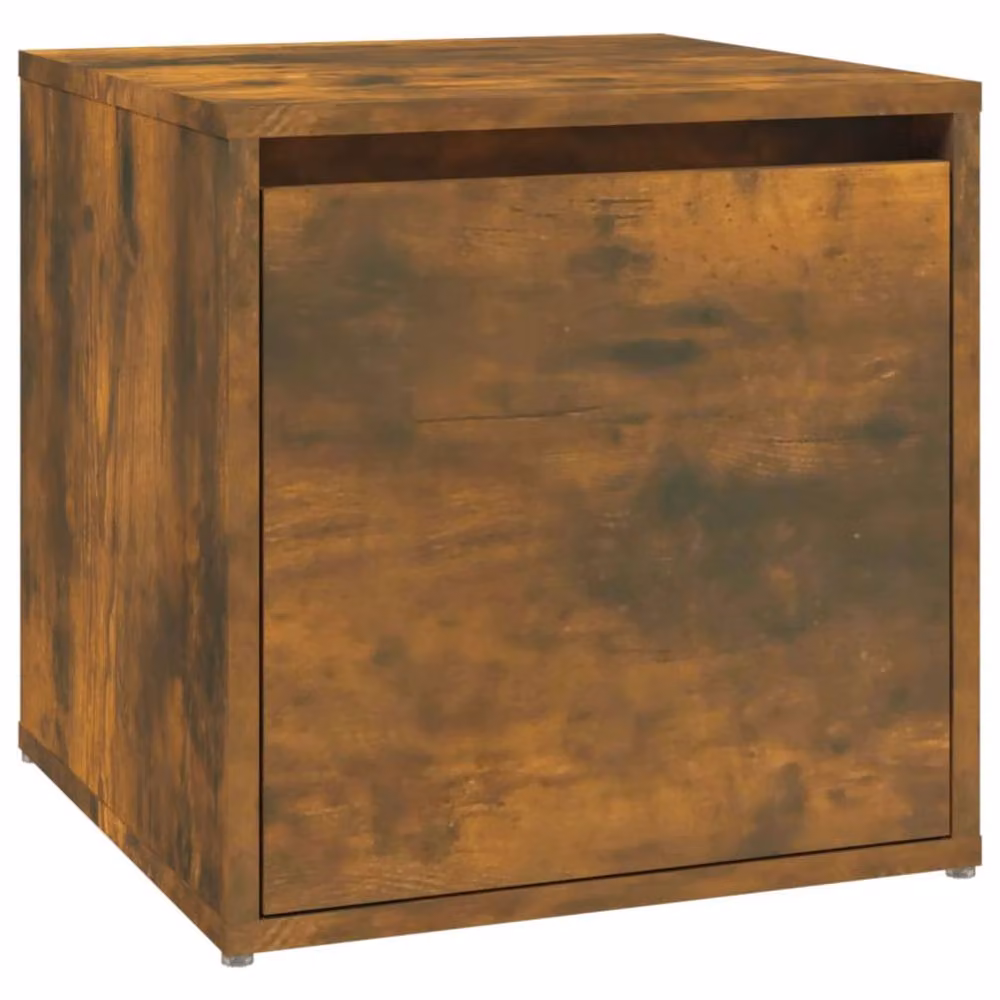 Berkfield Home Hallway Furniture Set in Smoked Oak Brown with Bench, Mirror and Panel – 3
