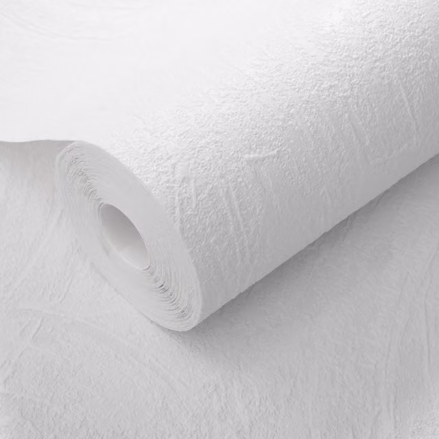 Erismann Horizon Plain Paintable Minimalist Wallpaper in White