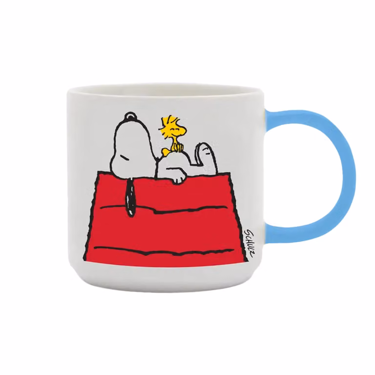 Magpie Peanuts Home Sweet Home Porcelain Mug, White, 330ml