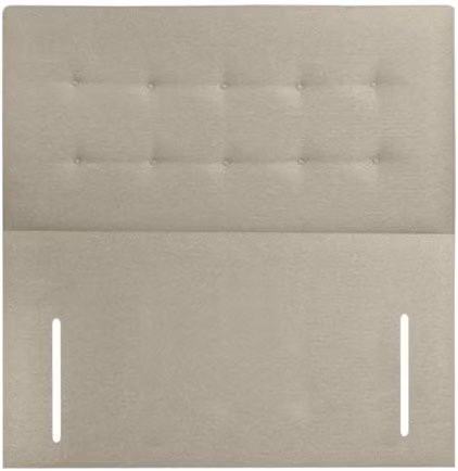 ASC Luxor Fabric Floor Standing Headboard in Beige, 3ft6 Large Single