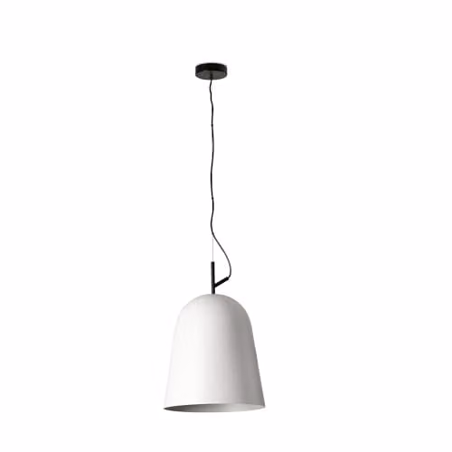 Netlighting FARO Barcelona White Dome Pendant Ceiling Light, Diameter: 29 cm