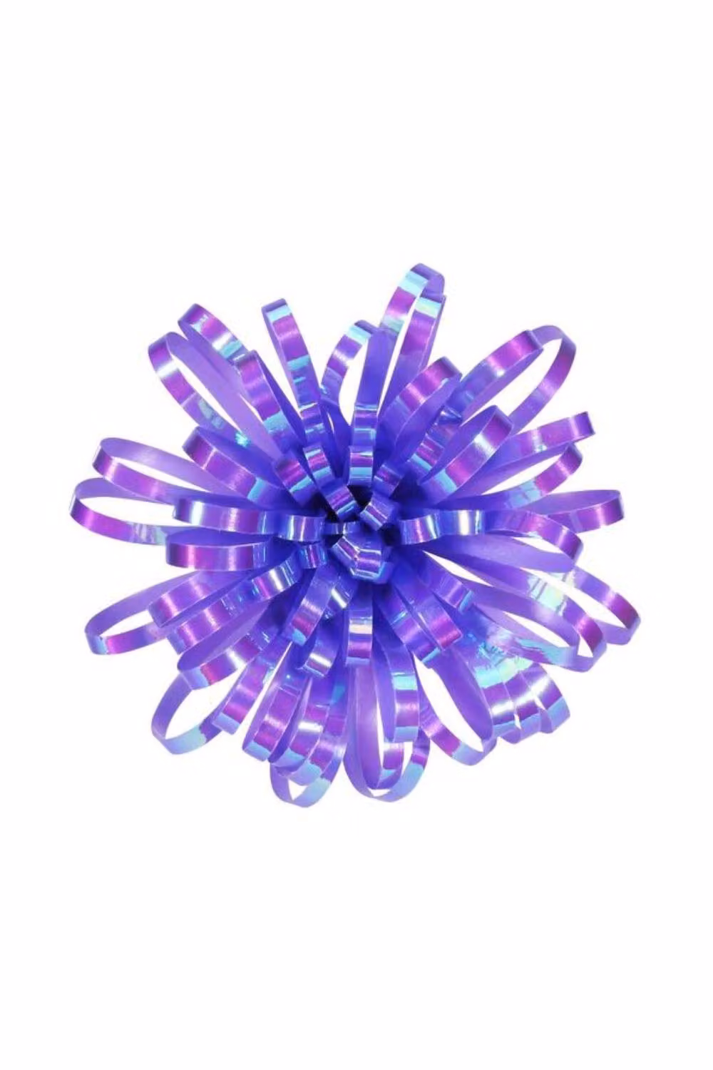 KDMD Iridescent Lilac Firework Bows, 12 Pack, Diameter: 7 cm – 2