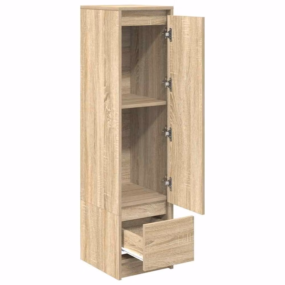 Berkfield Home Sonoma Oak Highboard in Brown, W/D/H: 29.5 x 34 x 119.5 cm – 2
