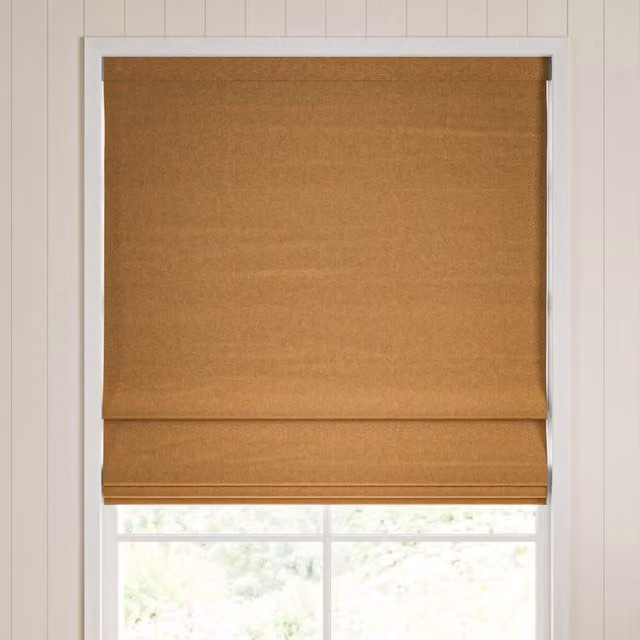 William Morris Reed Made To Measure Blackout Roman Blind in Russet