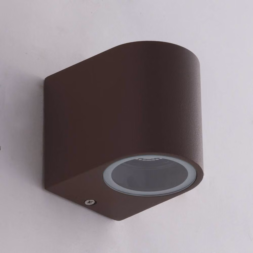 Netlighting ONE Outdoor Down Light Corten in Brown, W/D/H: 9.3 x 8 x 6.7 cm – 2