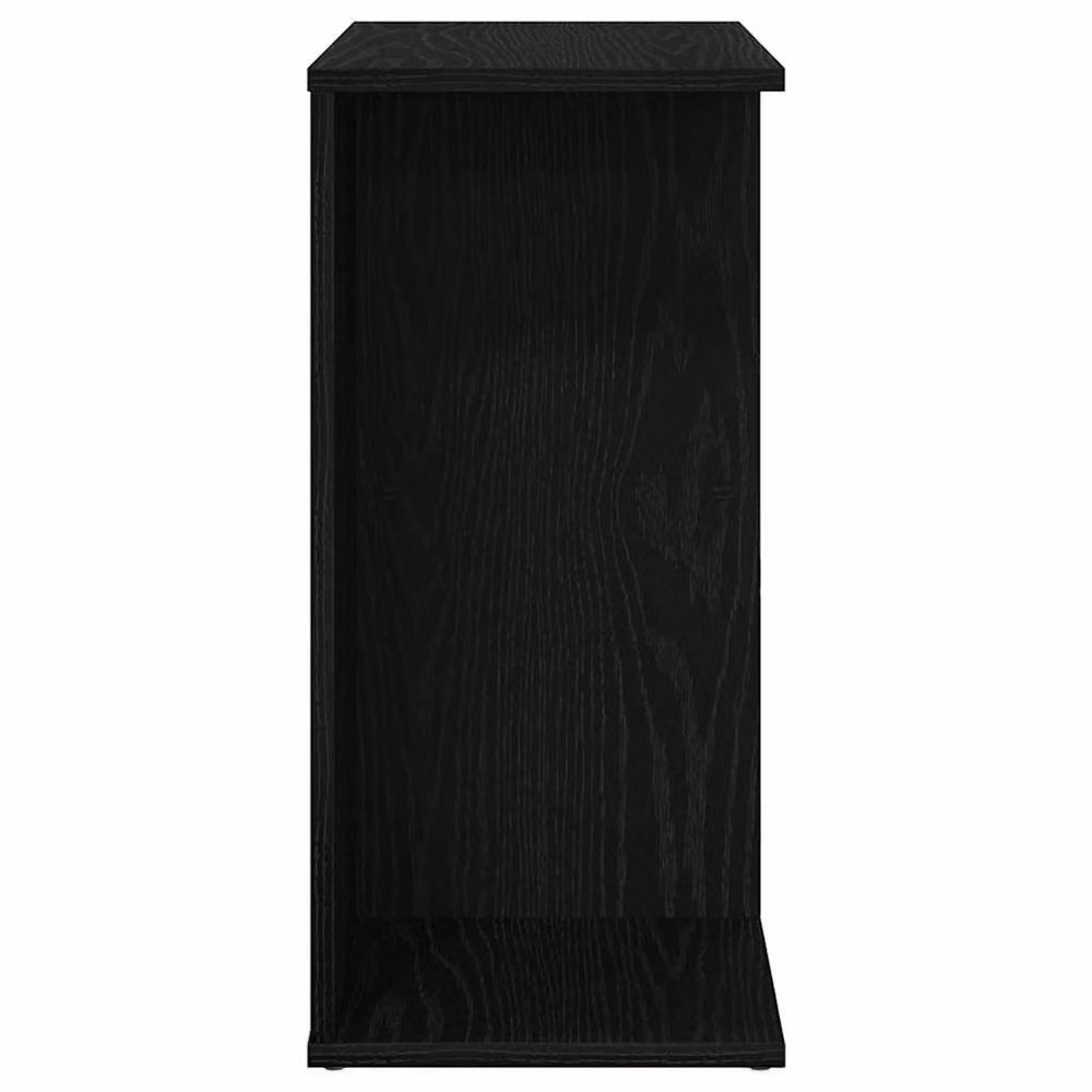 Berkfield Home Elegant Bedside Table in Black Oak, W/D/H: 46.5 x 29 x 61 cm – 5