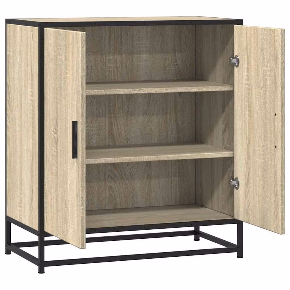 Berkfield Home Industrial Sideboard in Beige, W/D/H: 68 x 35 x 76 cm – 4