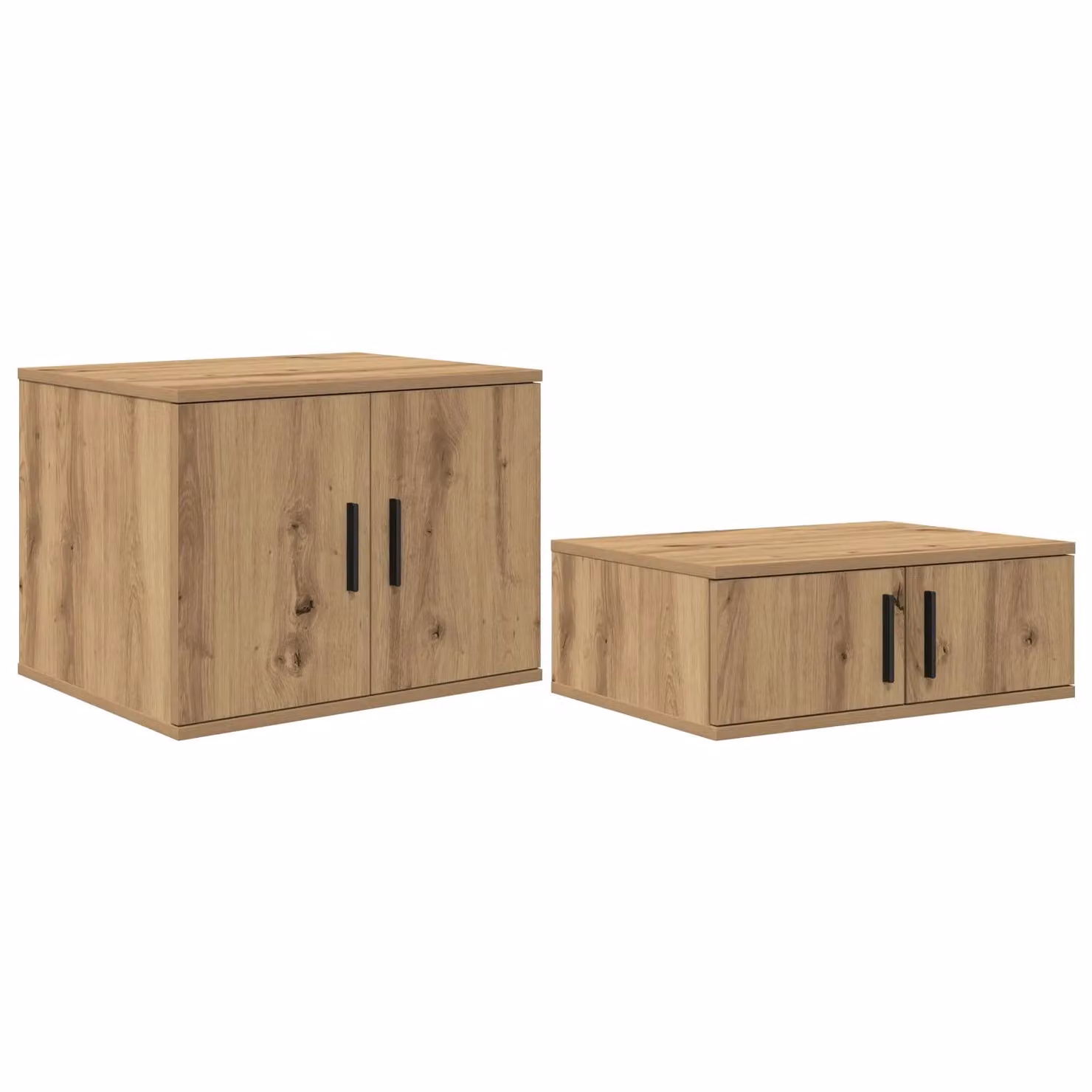 Berkfield Home Storage Cabinet in Artisan Oak, Brown, W/D/H: 108 x 40 x 40 cm – 2