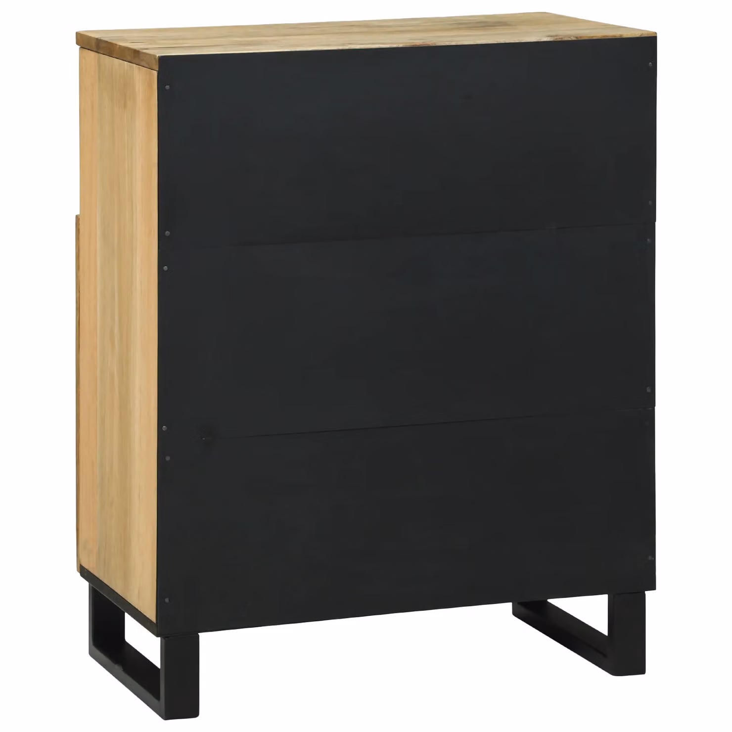 Berkfield Home Modern Mango Wood Sideboard in Brown, W/D/H: 60 x 33.5 x 75 cm – 4