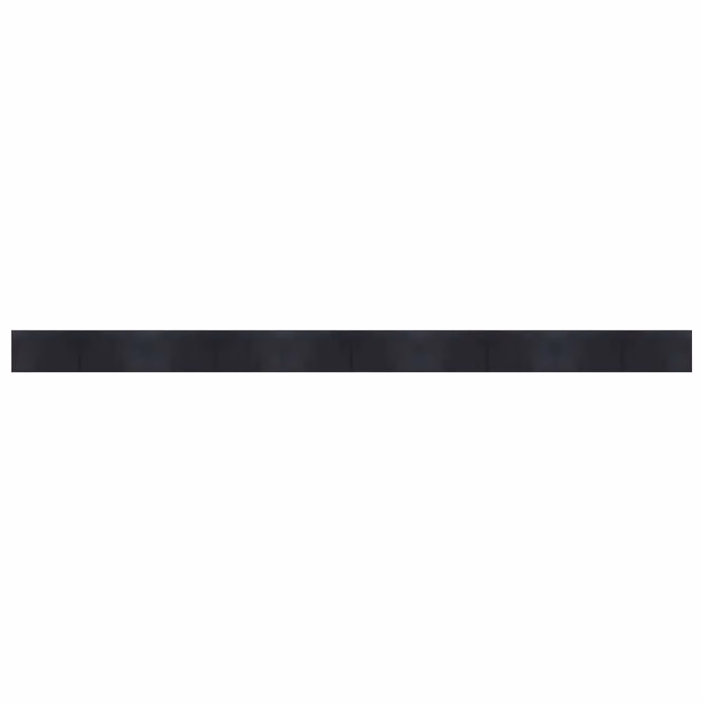 Berkfield Home Rectangular Bamboo Rug in Black, W: 60 cm x L: 1000 cm – 2