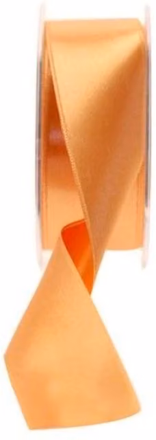KDMD 35mm Light Orange Satin Ribbon, 2 Pack