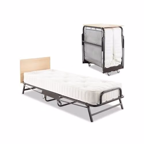 JAY-BE Crown Premier Single Folding Bed with Spring Mattress, W/D/H: 90 x 190 x 30 cm – 1