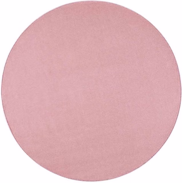 Hanse Home Modern Plain Polypropylene Rug in Pink, W: 67 cm, L: 120 cm