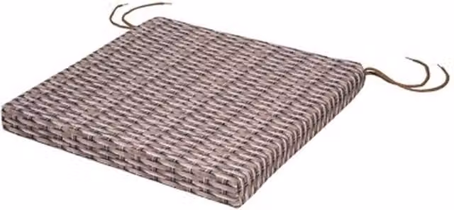 NESTLUNE Waterproof Outdoor Chair Cushion Seat Pad in Brown, W/D: 120 x 120 cm