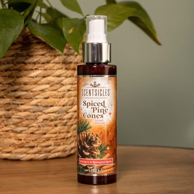 Samuel Alexander Spiced Pinecone Scentsicles Room Spray Mist, 114ml, Brown