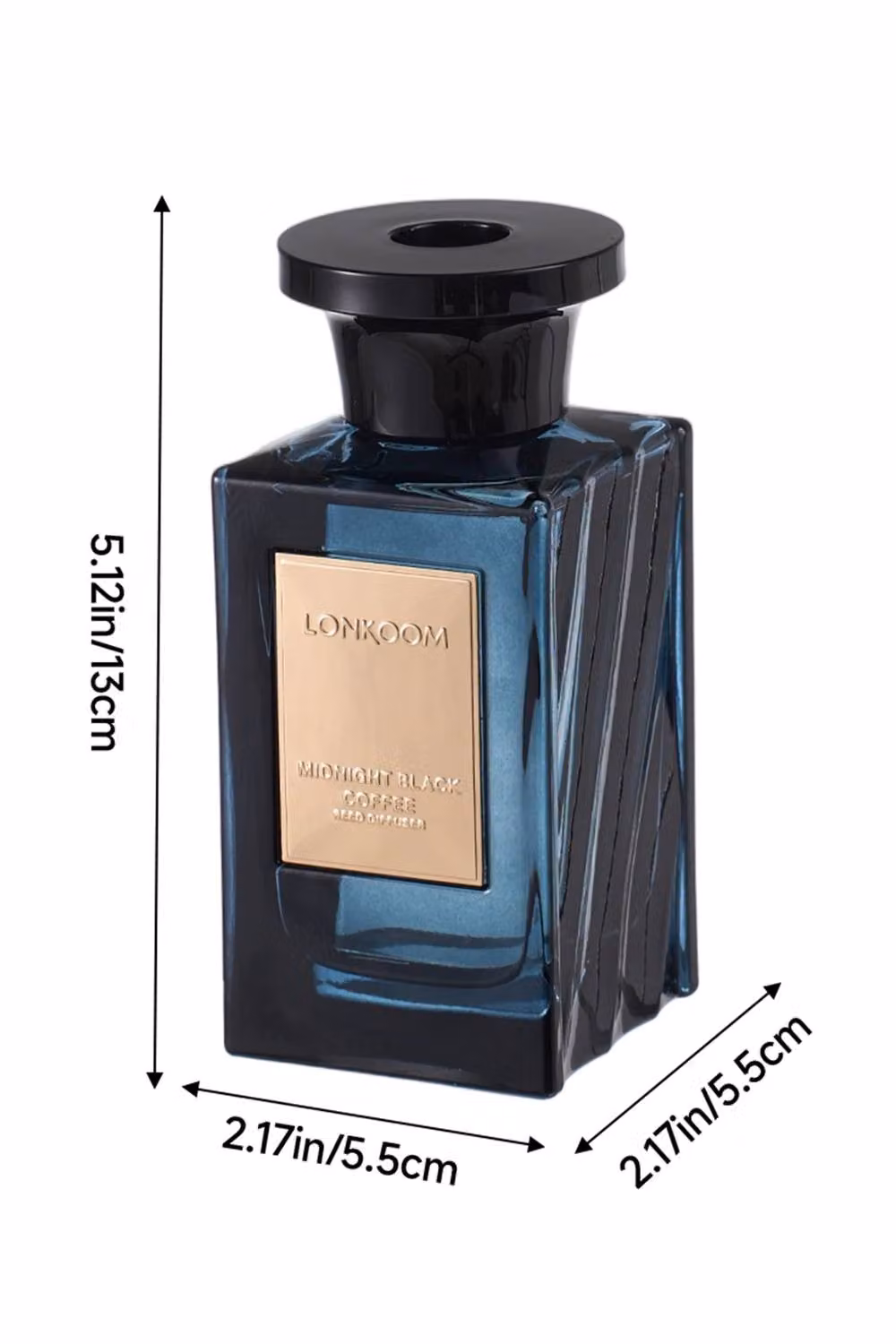 Living and Home Floral Scent Reed Diffuser Set, 150ml, Blue – 3
