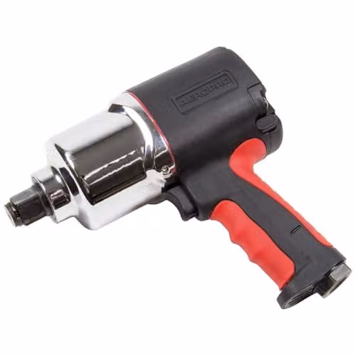 SIP Air Impact Wrench 3/4 inch Composite Square Drive Twin Hammer Black