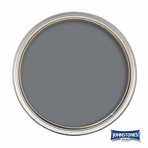 Johnstone's Wood and Metal Paint in Steel Smoke Grey, Gloss Finish, 750ml – 2
