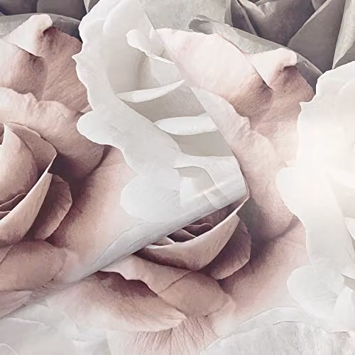 Muriva Rhoda Pink and Grey Botanical Floral Wallpaper Roll – 2