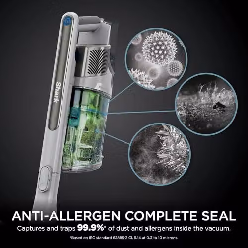 Shark PowerPro Pet Cordless Stick Vacuum Cleaner in Java Metallic or White with Anti-Tangle Roller and Pet Hair Functionality – 7